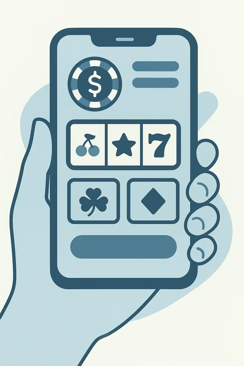 Spinational casino interface displayed on a smartphone screen